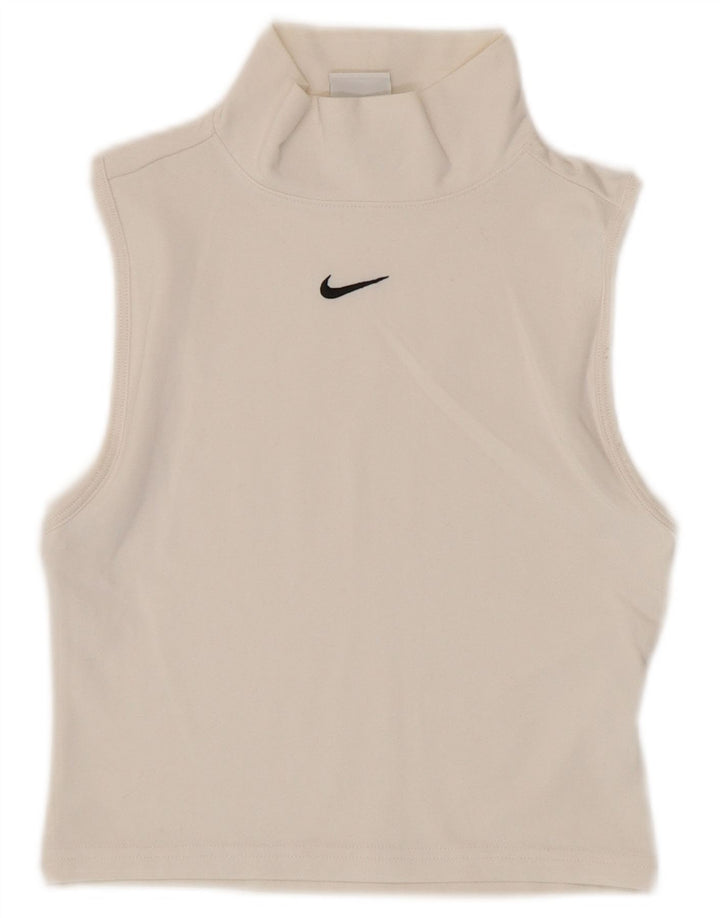 Damska koszulka z krótkim rękawem Nike, UK 4 XS, biała