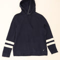 NAUTICA Mens Hoodie Jumper Medium Navy Blue Cotton Vintage Nautica and Second-Hand Nautica from Messina Hembry 