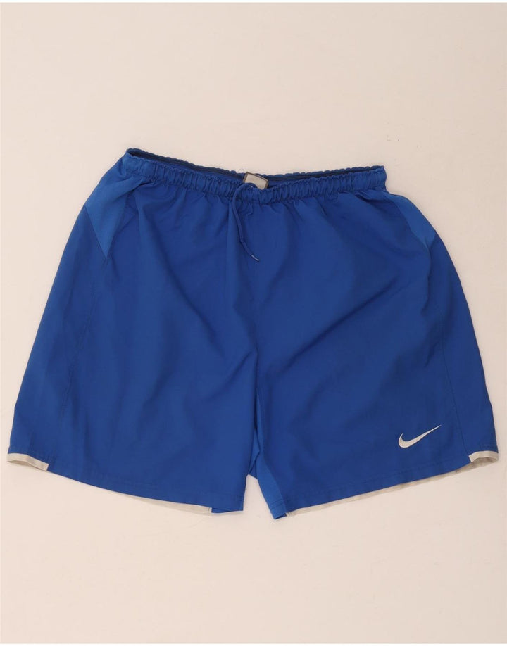 Męskie spodenki sportowe Nike, duże, niebieskie, poliestrowe