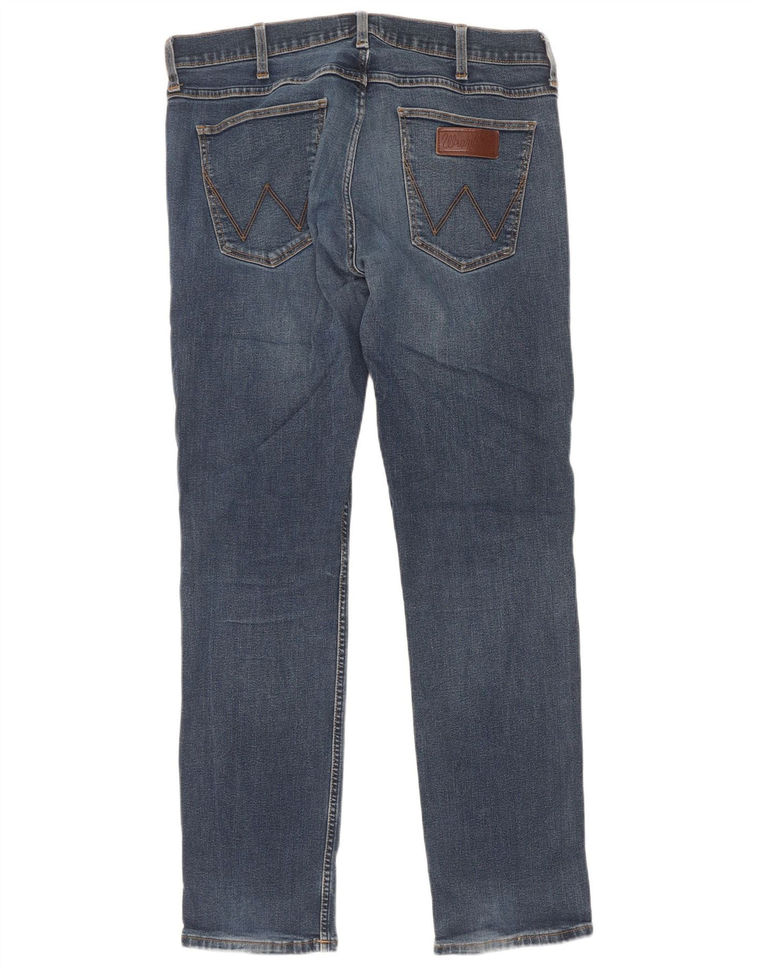 Męskie jeansy Wrangler o prostym kroju W34 L32, niebieska bawełna