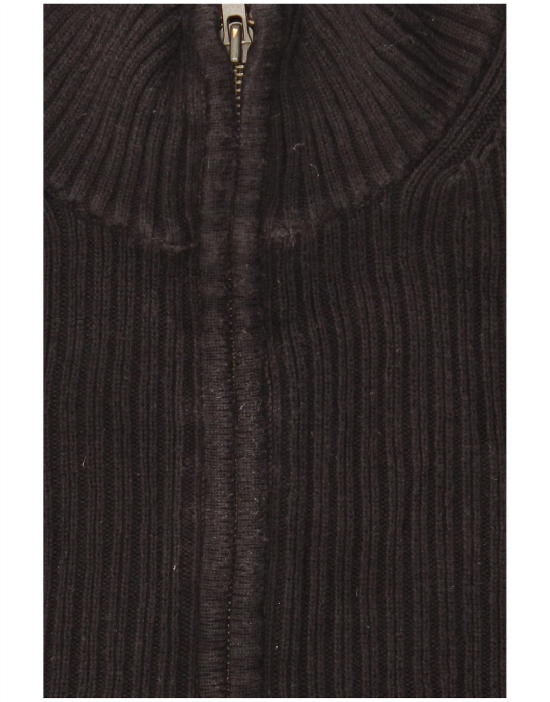 Męski sweter zapinany na zamek Calvin Klein, duży, czarny, bawełniany