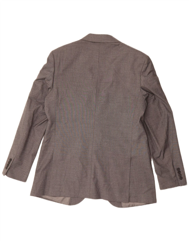 Marks & Spencer Męska marynarka zapinana na 2 guziki, UK 44 XL, szary poliester
