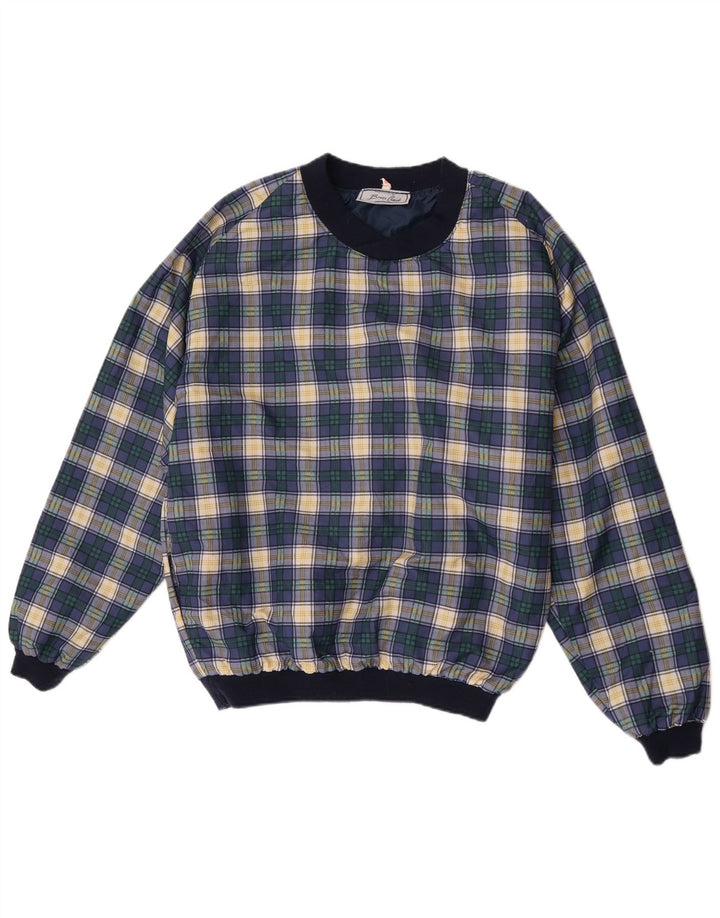 Bluza męska Bruce Clark, bawełniana, w średnią granatową kratkę