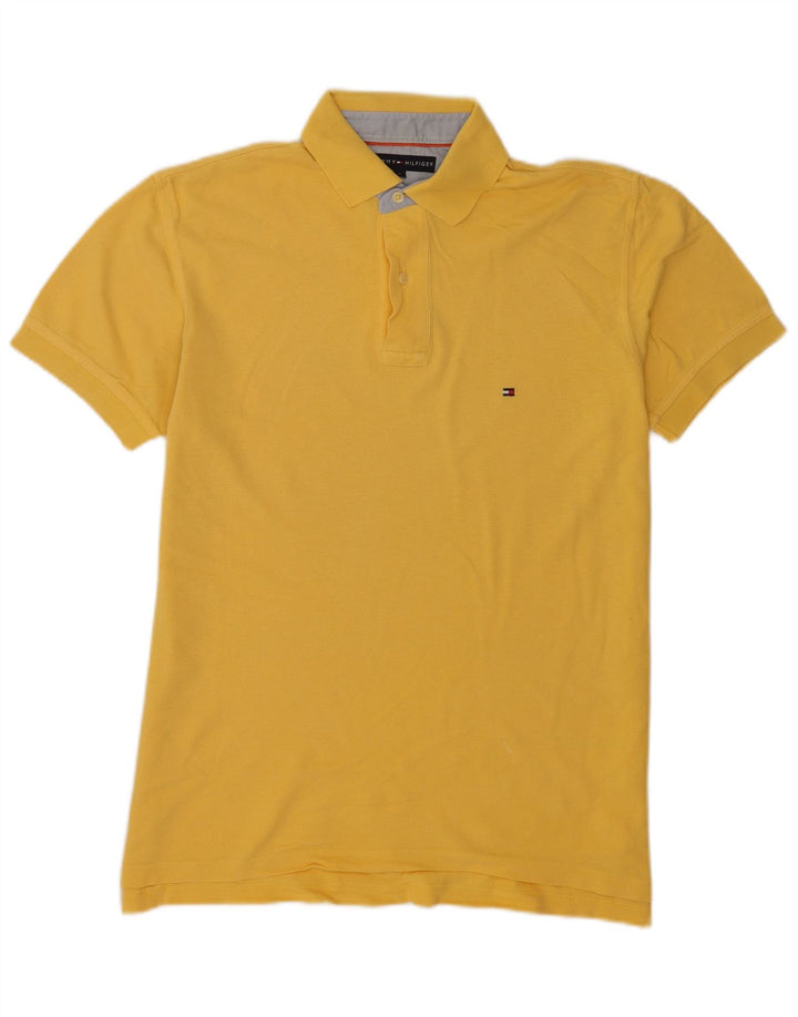 Męska koszulka polo Tommy Hilfiger w kolorze średniożółtym