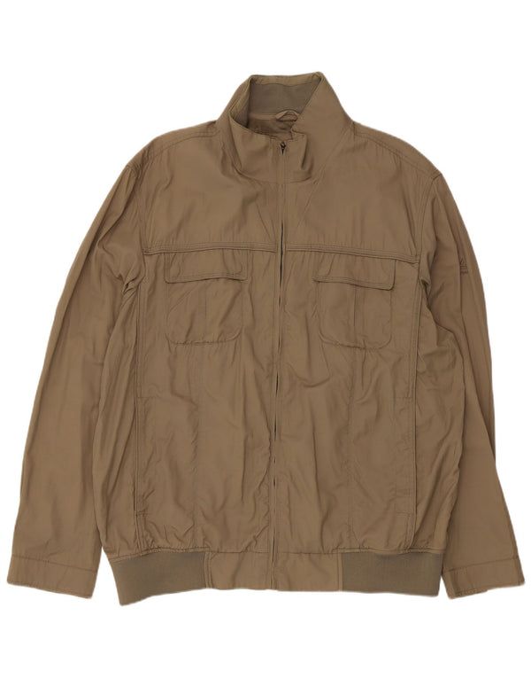 Navigare Mens Utility Jacket UK 48 4XL Khaki