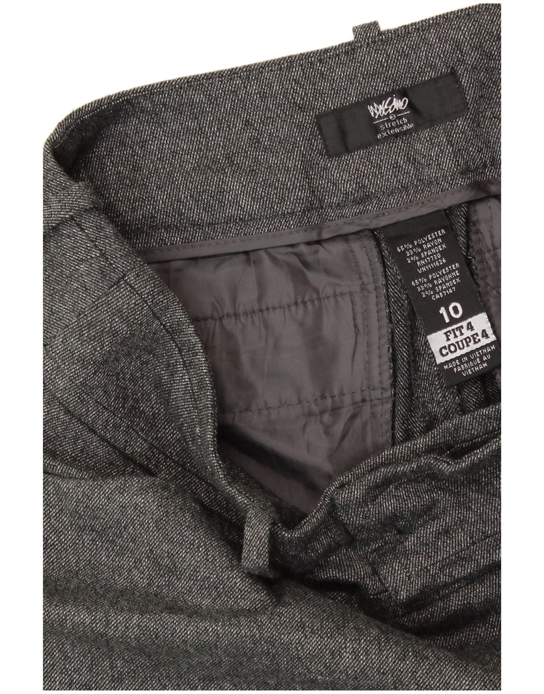 Spodnie damskie MOSSIMO o prostym kroju US 10 Medium W30 L25 szare