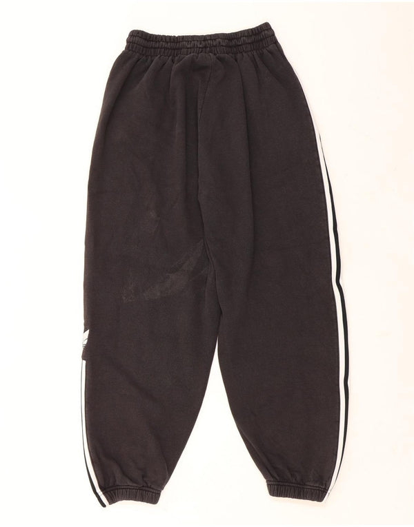 Damskie spodnie dresowe ADIDAS Joggers UK 14 Średnia czarna bawełna