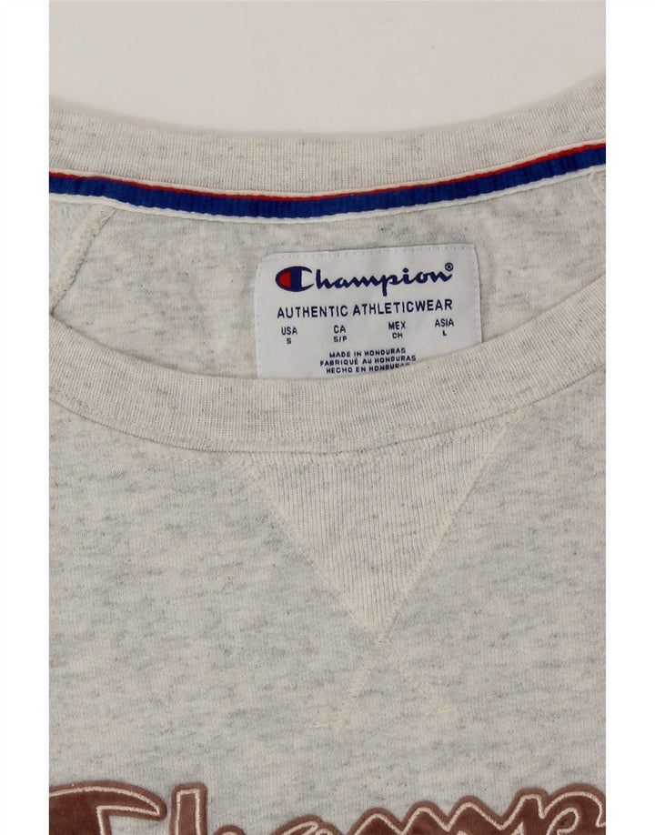 Damska bluza Champion Graphic Oversized Sweatshirt UK 10 Small Grey
