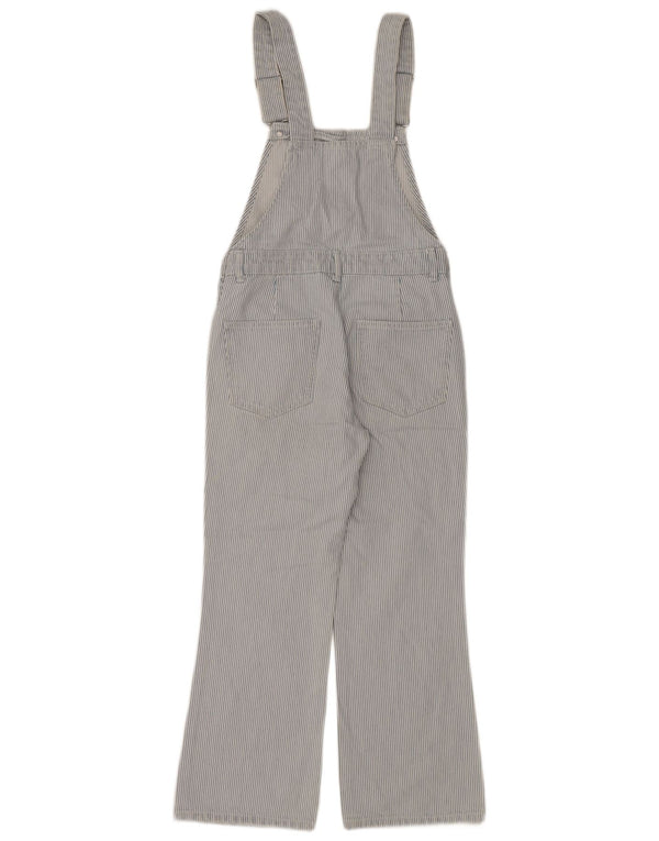 Damskie spodnie ogrodniczki Zara XS W28 L26 Niebieskie bawełniane prążki