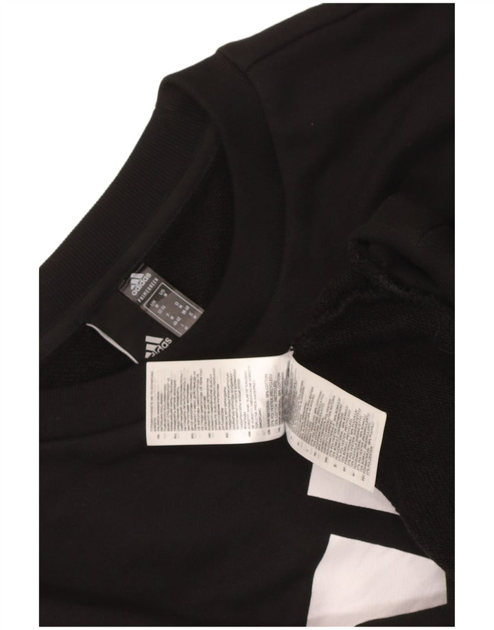 Damska bluza Adidas Graphic Oversized Sweter UK 12/14 Medium Black