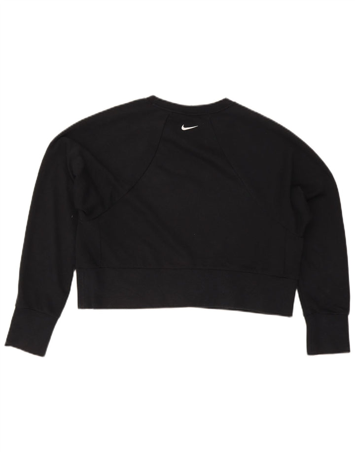 Damska bluza dresowa Nike Crop Graphic Oversize UK 10, mała czarna