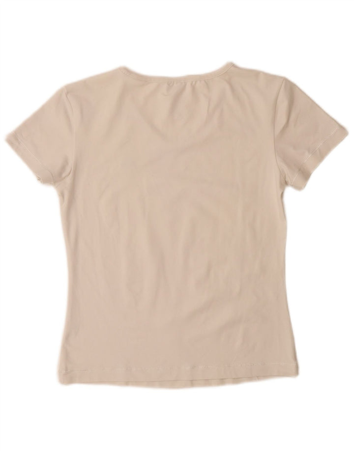 Damska koszulka Adidas Top UK 14 Medium Off White Poliamid