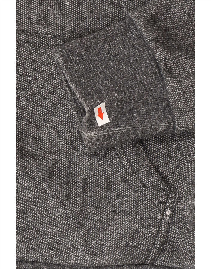 Męski sweter z kapturem Superdry XL, szary, bawełniany