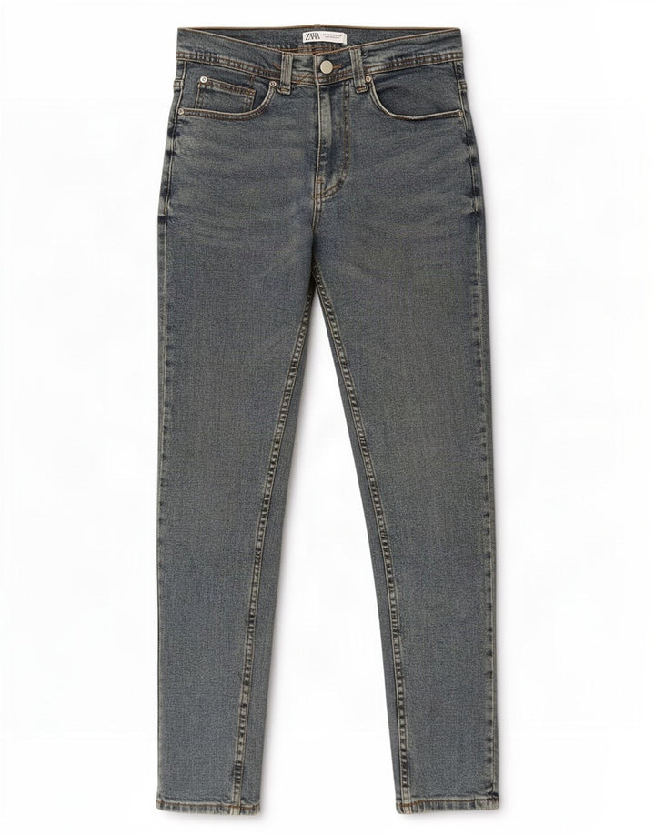 Damskie jeansy Zara Slim EU 42 Large W32 L30 Niebieskie