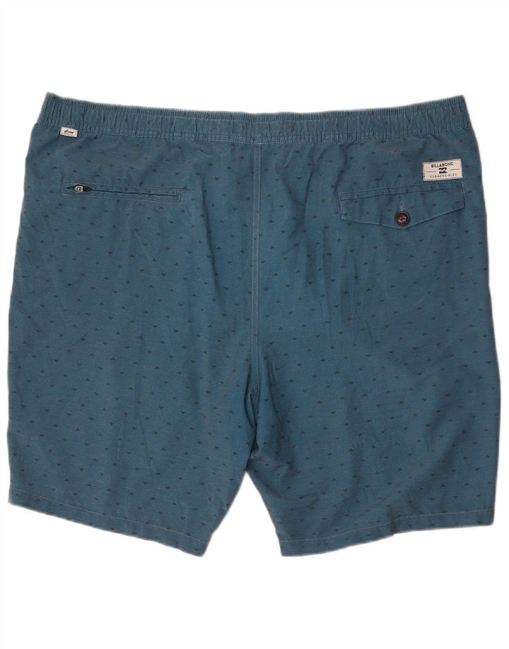 Męskie spodenki Chino Billabong XL W42 Niebieskie geometryczne