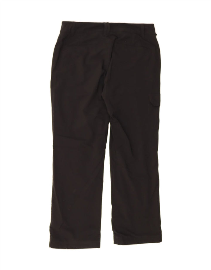 EDDIE BAUER Womens Straight Cargo Trousers US 6 Medium W33 L26 Black Vintage Eddie Bauer and Second-Hand Eddie Bauer from Messina Hembry 