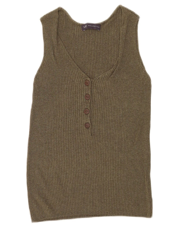 Marks & Spencer Damska kamizelka top UK 8 Small Khaki