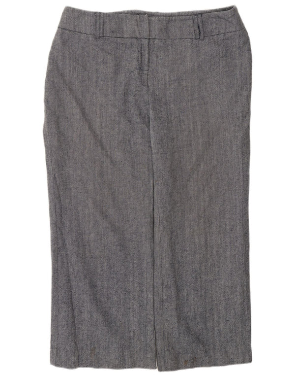 Marks & Spencer Damskie krótkie spodnie z wysokim stanem UK 16 Large W34 L26 Navy
