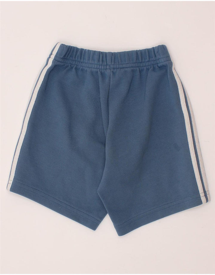 Dwuczęściowy zestaw chłopięcy ADIDAS z grafiką, 3-4 lata, niebieska bawełna z blokami kolorów