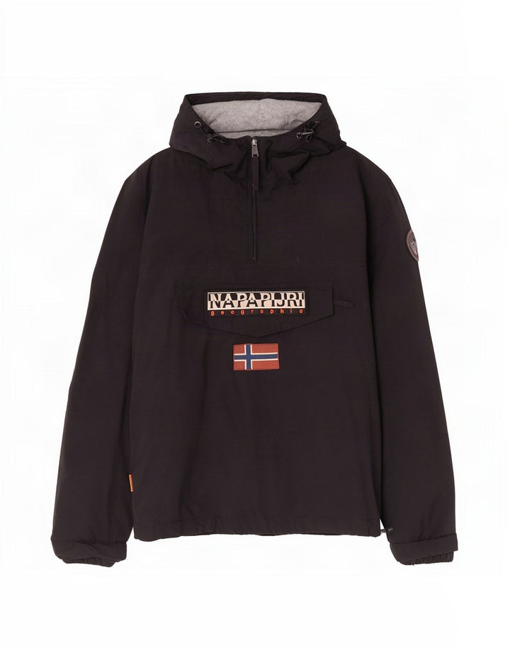 Męska kurtka Anorak Napapijri Geographic Graphic UK 36 Small Black