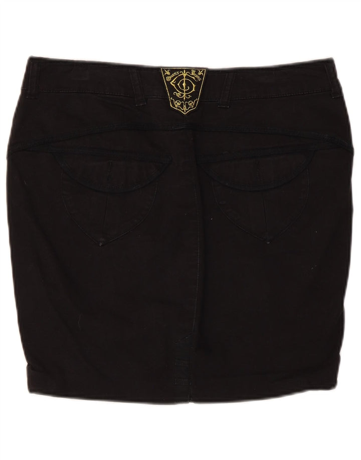 Guess Damska mini spódniczka W28 Średnia czarna bawełna
