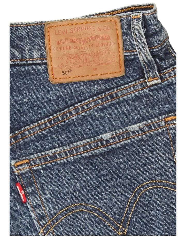 Damskie spodnie jeansowe Levi's 501 W26, małe, niebieskie