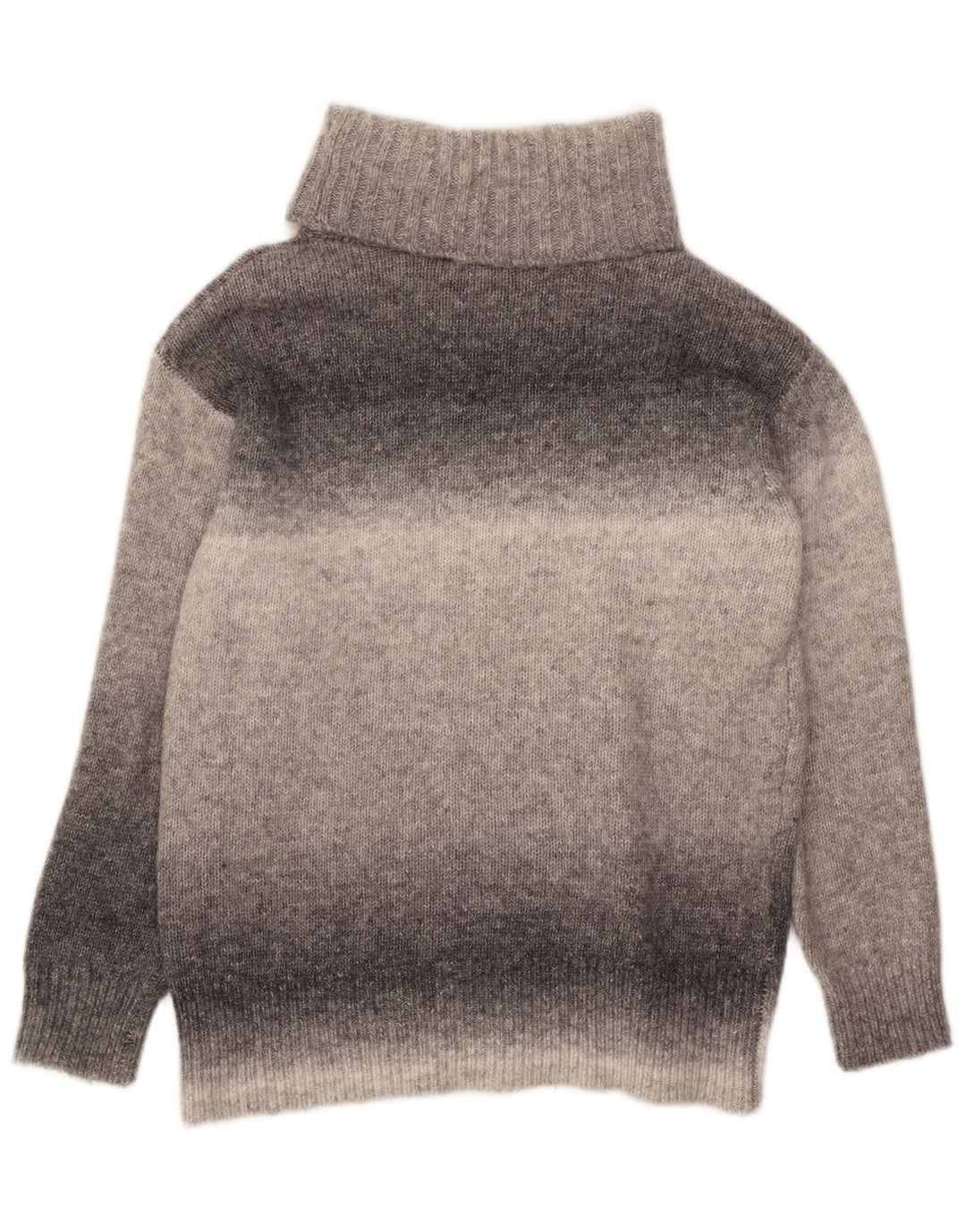 Sweter damski Marks & Spencer z wywijanym dekoltem, UK 14, średni szary