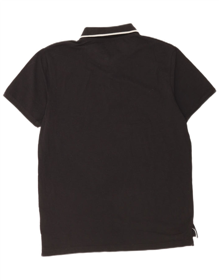 Męska koszulka polo Pierre Cardin, duża, czarna, bawełniana