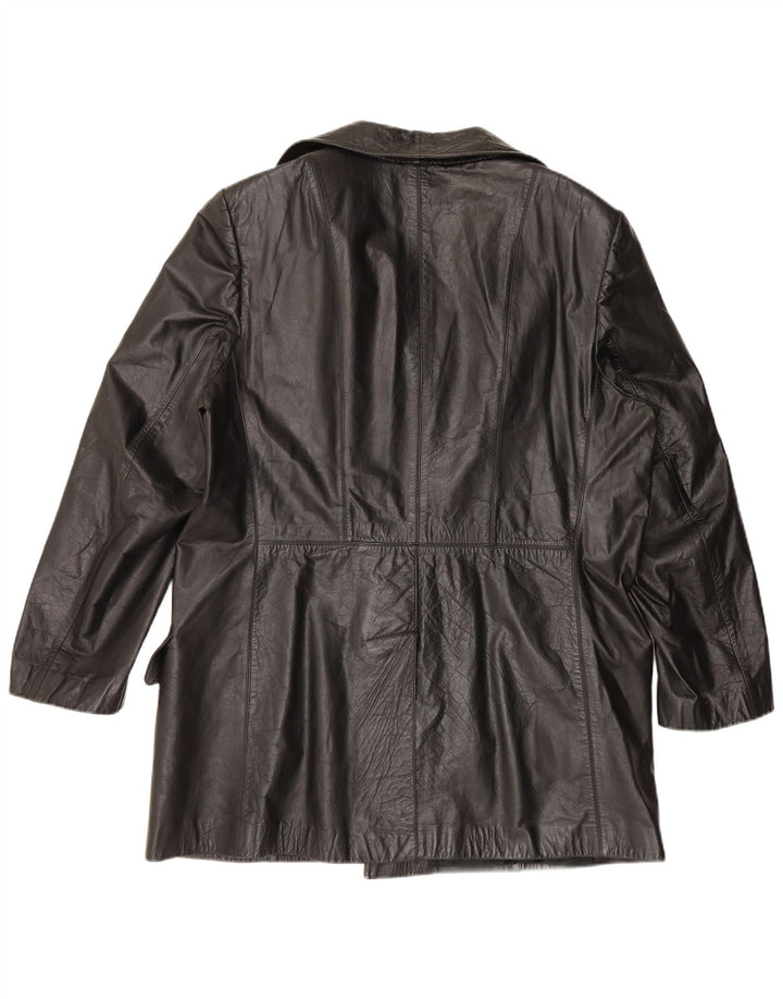 Vintage męska skórzana kurtka UK 42 XL czarna