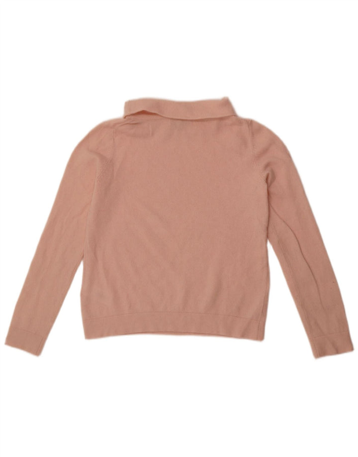 Sweter damski Hobbs z okrągłym dekoltem, UK 10, mały, różowy, wełniany