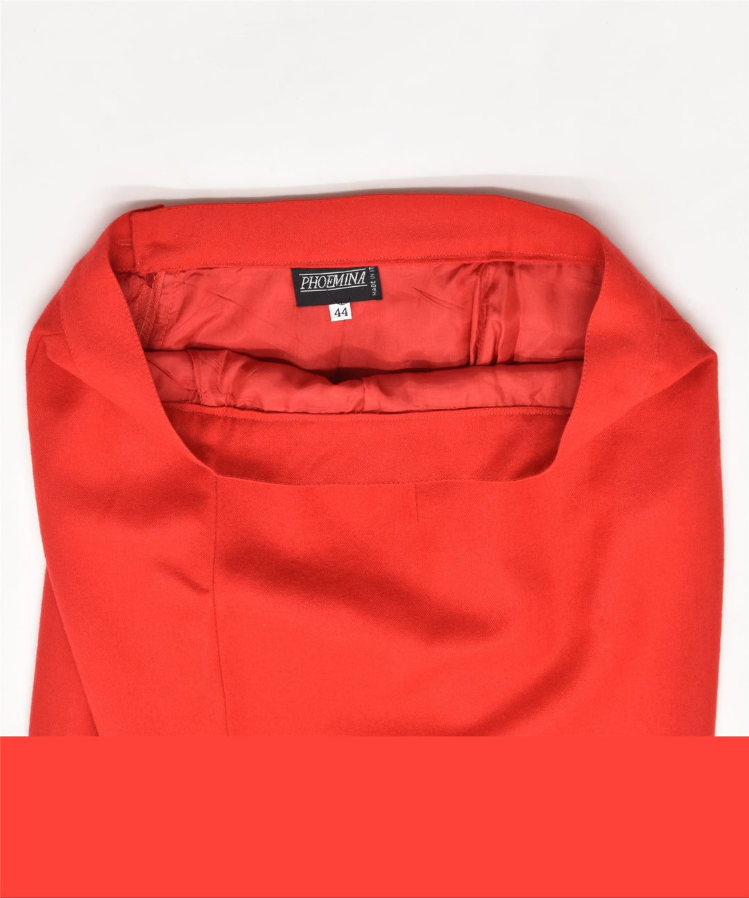 PHOEMINA Womens Straight Skirt IT 44 Medium W29 Red | Vintage | Thrift | Second-Hand | Used Clothing | Messina Hembry 