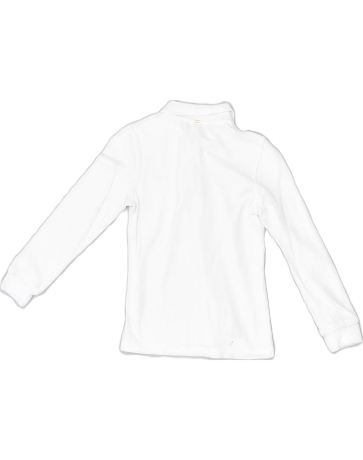 SUN68 Girls Long Sleeve Rugby Polo Shirt 7-8 Years White Cotton | Vintage | Thrift | Second-Hand | Used Clothing | Messina Hembry 